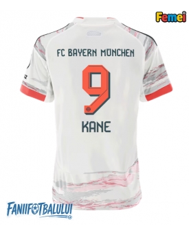 Bayern Munich Harry Kane #9 Tricou Fotbal Replică 2025-26 Femei Deplasare